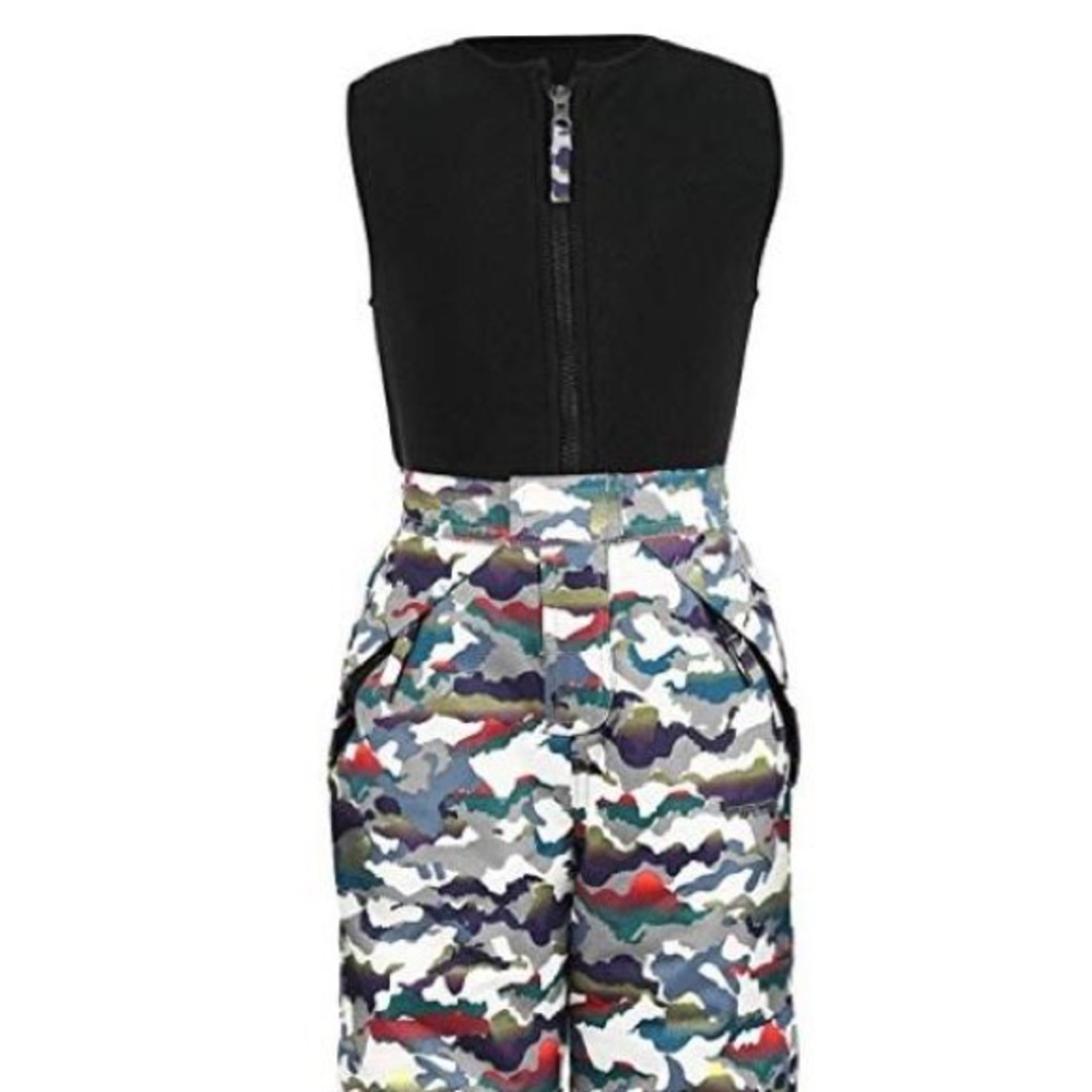 Youth Fleece Snow Bib Overalls | Medium - Picture 7 of 13